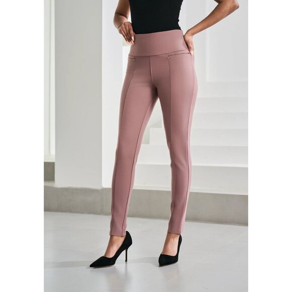 Betabrand Power Down Pant Skinny Size XXL Petite Lilac Dusk Purple - Picture 1 of 8